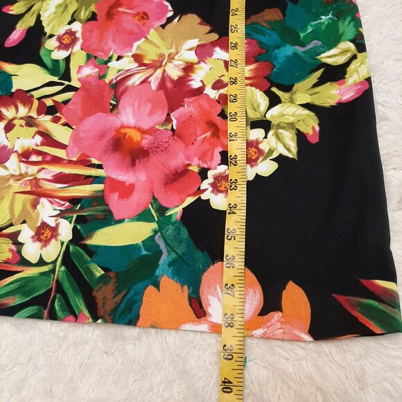 Ronni Nicole Women's Floral Print Sleeveless Midi Dress 16 - Picture 5 of 8